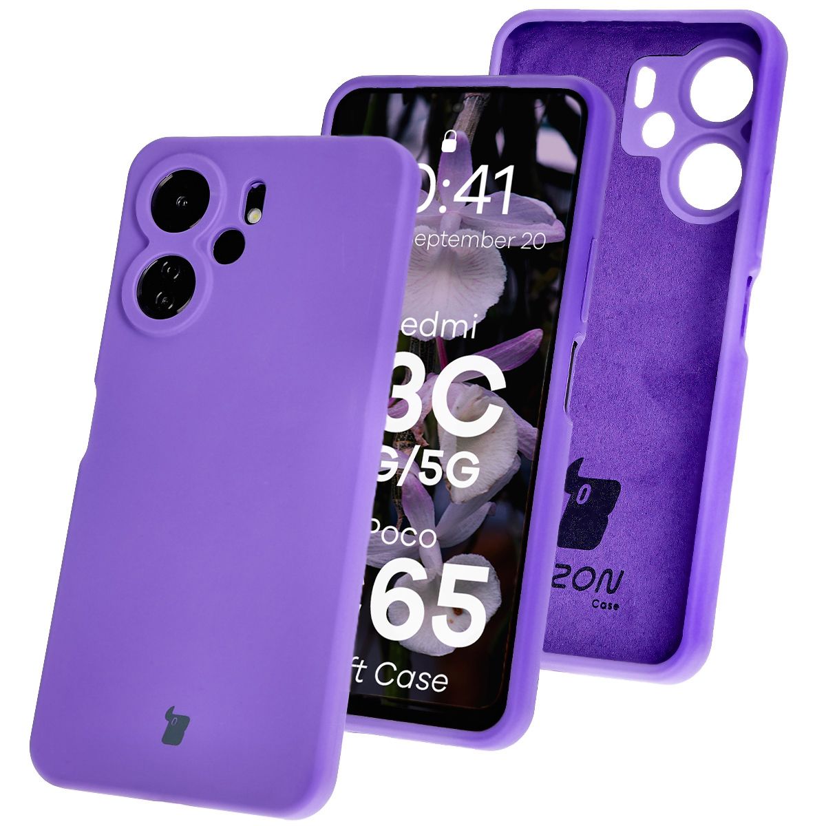 Silikonowe etui Bizon Soft Case do Xiaomi Redmi 13C 4G / Xiaomi Redmi 13C 5G / Xiaomi Poco C65
